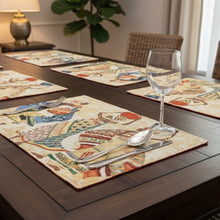 Load image into Gallery viewer, DaDa Bedding Set of 4-Pieces Dancing Women African Kwanzaa Tapestry Dining Table Placemats 13” x 19” (18117)