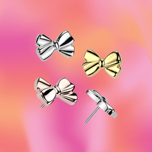 Load image into Gallery viewer, Bow Flat Back Stud