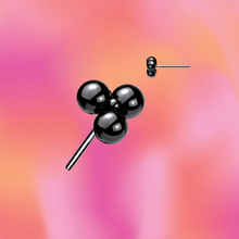 Load image into Gallery viewer, Dot Trio Flat Back Earring