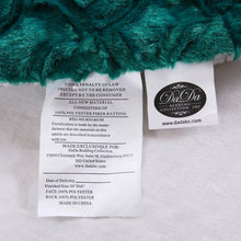 Load image into Gallery viewer, DaDa Bedding Mermaid Scales Emerald Green Blue w/ Sherpa Backside Faux Fur Throw Blanket (BL-171805)