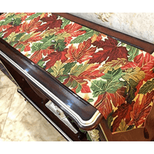 Load image into Gallery viewer, Tache Warm Colorful Thanksgiving Leaves Fall Foliage Tapestry Table Runners (11516)