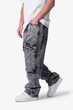 Load image into Gallery viewer, V741 Front Washed Cargo Denim - Grey