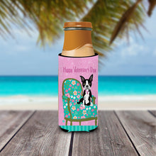 Load image into Gallery viewer, Happy Valentine's Day Boston Terrier Slim Can Hugger – Fun &amp; Functional Drink Coolers VHA3001MUK