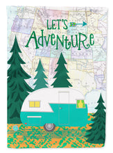 Load image into Gallery viewer, Let's Adventure Glamping Trailer Garden Flag - Outdoor Decorative Yard Flag VHA3003GF