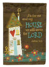 Load image into Gallery viewer, As For Me And My House Garden Flag - Outdoor Decorative Yard Flag VHA3005GF