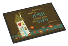 Load image into Gallery viewer, As For Me And My House Doormat - 24x36 Decorative Floor Mat – Indoor/Outdoor Rug with Artistic Flair VHA3005JMAT