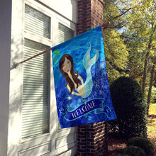 Load image into Gallery viewer, Welcome Mermaid Flag Canvas House Size VHA3010CHF
