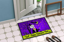 Load image into Gallery viewer, Happy Halloween Skeleton Doormat - 24x36 Decorative Floor Mat – Indoor/Outdoor Rug with Artistic Flair VHA3014JMAT