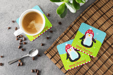 Load image into Gallery viewer, Merry Christmas Happy Penguin Foam Coaster  VHA3015FC