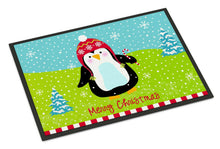 Load image into Gallery viewer, Merry Christmas Happy Penguin Doormat - 24x36 Decorative Floor Mat – Indoor/Outdoor Rug with Artistic Flair VHA3015JMAT