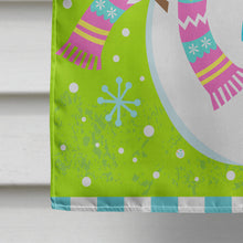 Load image into Gallery viewer, Christmas Snowman Let it Snow Flag Canvas House Size VHA3017CHF