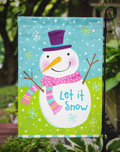 Load image into Gallery viewer, Christmas Snowman Let it Snow Garden Flag - Outdoor Decorative Yard Flag VHA3017GF