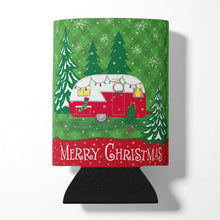 Load image into Gallery viewer, Christmas Vintage Glamping Trailer Can or Bottle Hugger VHA3018CC