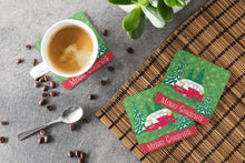 Load image into Gallery viewer, Christmas Vintage Glamping Trailer Foam Coaster  VHA3018FC