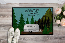 Load image into Gallery viewer, Airstream Camper Adventure Awaits Doormat - 18x27 Decorative Floor Mat – Indoor/Outdoor Rug with Artistic Flair VHA3022MAT