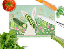 Load image into Gallery viewer, Easter Bunny Rabbit Glass Cutting Boards – Durable, Decorative Kitchen Art Large VHA3023LCB