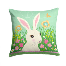 Load image into Gallery viewer, Easter Bunny Rabbit Throw Pillow - 14x14 Decorative Pillow – Art for Your Home &amp; Patio VHA3023PW1414