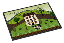 Load image into Gallery viewer, Folk Art Country House Doormat - 18x27 Decorative Floor Mat – Indoor/Outdoor Rug with Artistic Flair VHA3024MAT