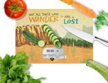 Load image into Gallery viewer, Airstream Camper Camping Wander Glass Cutting Boards – Durable, Decorative Kitchen Art Large VHA3026LCB
