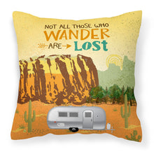 Load image into Gallery viewer, Airstream Camper Camping Wander Fabric Decorative Pillow VHA3026PW1818