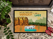 Load image into Gallery viewer, RV Camper Camping Wander Doormat - 18x27 Decorative Floor Mat – Indoor/Outdoor Rug with Artistic Flair VHA3027MAT