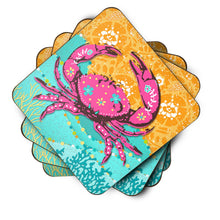 Load image into Gallery viewer, Coastal Pink Crab Foam Coaster  VHA3028FC