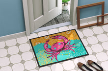 Load image into Gallery viewer, Coastal Pink Crab Doormat - 24x36 Decorative Floor Mat – Indoor/Outdoor Rug with Artistic Flair VHA3028JMAT