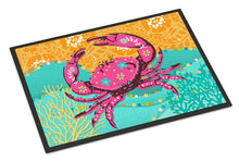 Load image into Gallery viewer, Coastal Pink Crab Doormat - 24x36 Decorative Floor Mat – Indoor/Outdoor Rug with Artistic Flair VHA3028JMAT