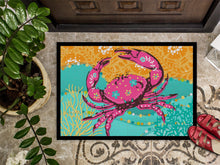 Load image into Gallery viewer, Coastal Pink Crab Doormat - 18x27 Decorative Floor Mat – Indoor/Outdoor Rug with Artistic Flair VHA3028MAT