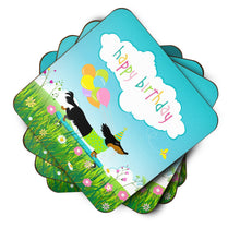 Load image into Gallery viewer, Happy Birthday Dachshund Foam Coaster  VHA3029FC
