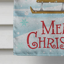 Load image into Gallery viewer, Merry Christmas Dachshund Flag Canvas House Size VHA3030CHF