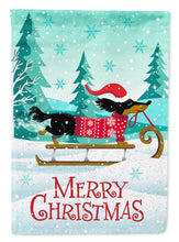 Load image into Gallery viewer, Merry Christmas Dachshund Flag Canvas House Size VHA3030CHF