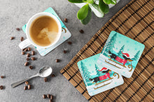 Load image into Gallery viewer, Merry Christmas Dachshund Foam Coaster  VHA3030FC