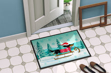 Load image into Gallery viewer, Merry Christmas Dachshund Doormat - 24x36 Decorative Floor Mat – Indoor/Outdoor Rug with Artistic Flair VHA3030JMAT