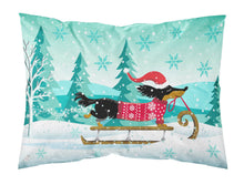 Load image into Gallery viewer, Merry Christmas Dachshund  Standard Pillowcase – Artistic Decorative Front, White Back VHA3030PILLOWCASE