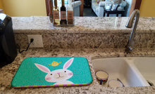 Load image into Gallery viewer, Happy Easter Rabbit Dish Drying Mat – Absorbent, Artistic Kitchen Essentials VHA3032DDM