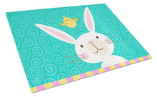 Load image into Gallery viewer, Happy Easter Rabbit Glass Cutting Boards – Durable, Decorative Kitchen Art Large VHA3032LCB
