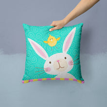 Load image into Gallery viewer, Happy Easter Rabbit Throw Pillow - 14x14 Decorative Pillow – Art for Your Home &amp; Patio VHA3032PW1414