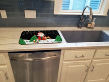 Load image into Gallery viewer, Santa Claus Christmas Dish Drying Mat – Absorbent, Artistic Kitchen Essentials VHA3033DDM