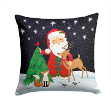Load image into Gallery viewer, Santa Claus Christmas Throw Pillow - 14x14 Decorative Pillow – Art for Your Home &amp; Patio VHA3033PW1414