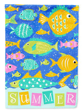 Load image into Gallery viewer, Little Colorful Fishes Flag Canvas House Size VHA3034CHF
