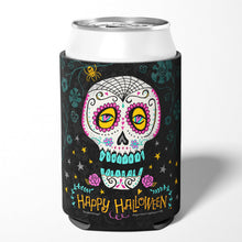 Load image into Gallery viewer, Happy Halloween Day of the Dead Can or Bottle Hugger VHA3035CC