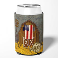 Load image into Gallery viewer, Patriotic Barn Land of America Can or Bottle Hugger VHA3036CC