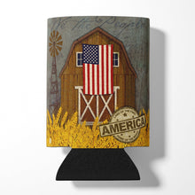 Load image into Gallery viewer, Patriotic Barn Land of America Can or Bottle Hugger VHA3036CC