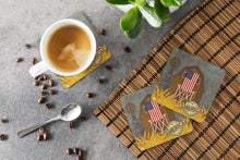 Load image into Gallery viewer, Patriotic Barn Land of America Foam Coaster  VHA3036FC