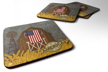 Load image into Gallery viewer, Patriotic Barn Land of America Foam Coaster  VHA3036FC