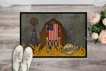 Load image into Gallery viewer, Patriotic Barn Land of America Doormat - 18x27 Decorative Floor Mat – Indoor/Outdoor Rug with Artistic Flair VHA3036MAT