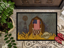 Load image into Gallery viewer, Patriotic Barn Land of America Doormat - 18x27 Decorative Floor Mat – Indoor/Outdoor Rug with Artistic Flair VHA3036MAT