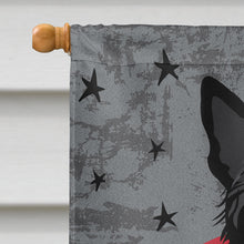 Load image into Gallery viewer, Halloween Vampire Scottie Flag Canvas House Size VHA3037CHF