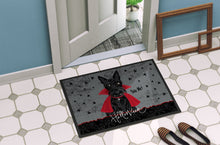 Load image into Gallery viewer, Halloween Vampire Scottie Doormat - 24x36 Decorative Floor Mat – Indoor/Outdoor Rug with Artistic Flair VHA3037JMAT